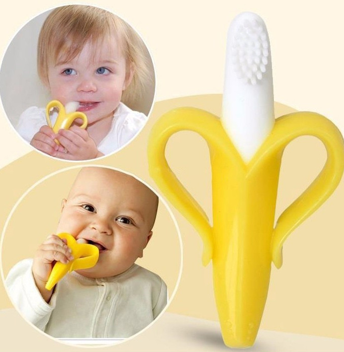 brosse à dent banane pour bébé